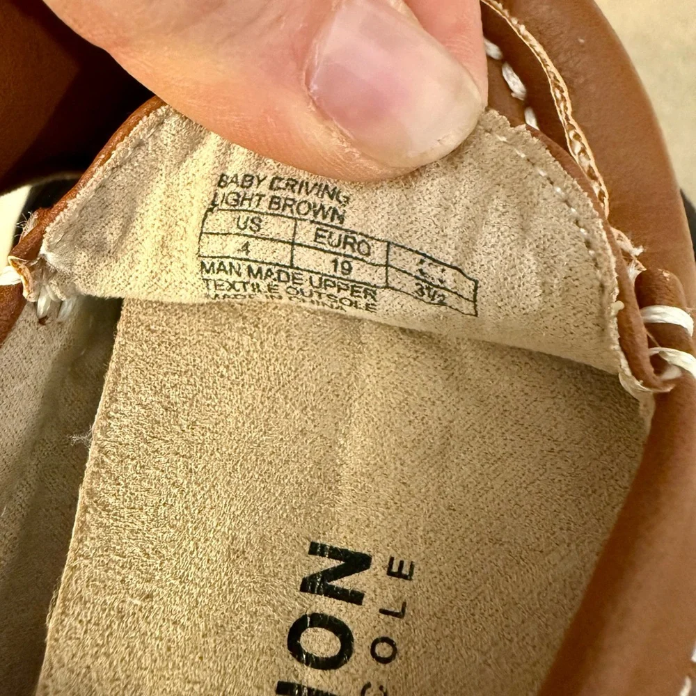 Kenneth Cole Reaction Kids Brown Moccasins